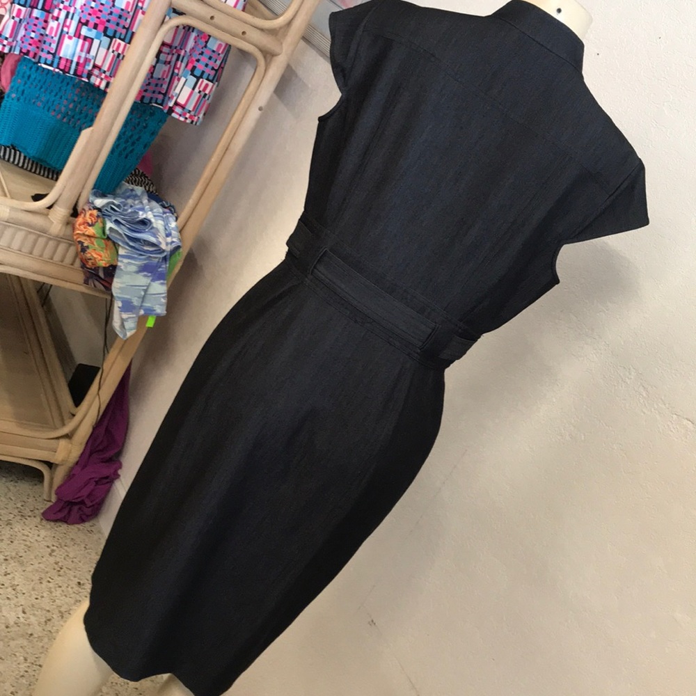 Calvin Klein black jeans and button down dress - Picture 5 of 8